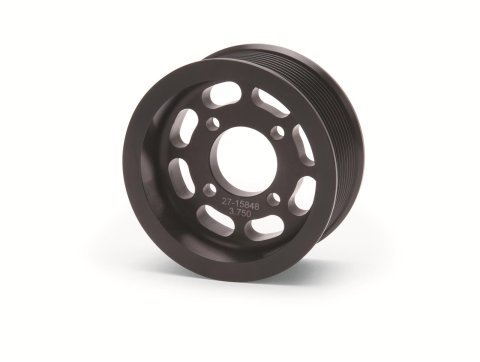 Edelbrock Pulley Supercharger Enforcer 10 Rib 3 75In Black