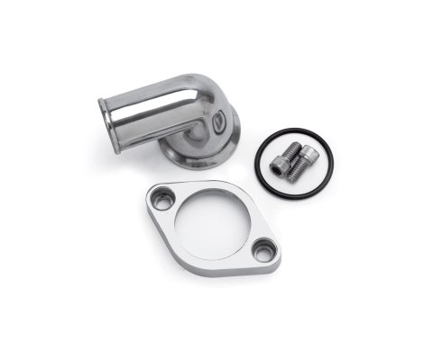 Edelbrock Waterneck SBC/BBC 90-Degree Two-Piece Cast Swivel Polished