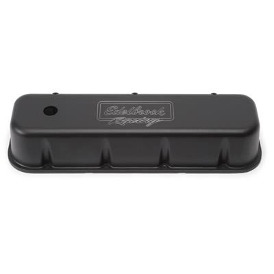 Edelbrock Valve Cover Victor Series Chevrolet 1965 and Later 396-502 V8 Tall Black