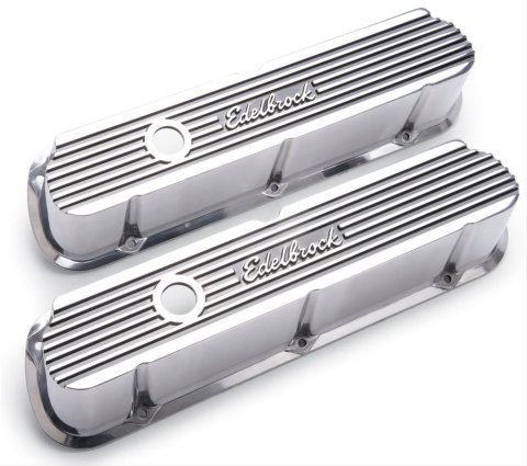 Edelbrock Valve Cover Elite II Series Ford 289-302-351W CI V8 Tall Polished