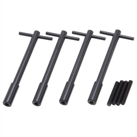 Edelbrock Vc Hold Down Kit T-Bar 1/4In-20 Thread 5In Long Black (Set of 4)