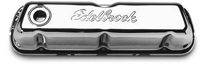 Edelbrock Valve Cover Signature Series Ford 260-289-302-351W CI V8 Chrome