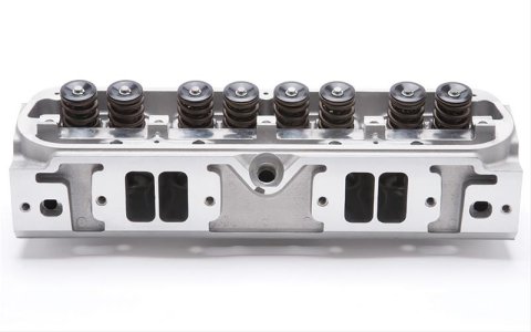 Edelbrock Cylinder Head SB Chrysler Victor In-Line 16 Complete w/ Solid Roller Springs
