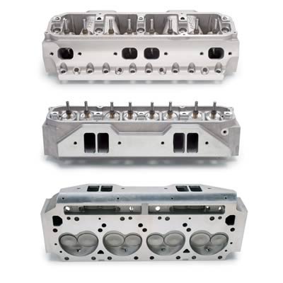 Edelbrock Big-Block Chrysler Victor B/Rb Heads w/ Valves