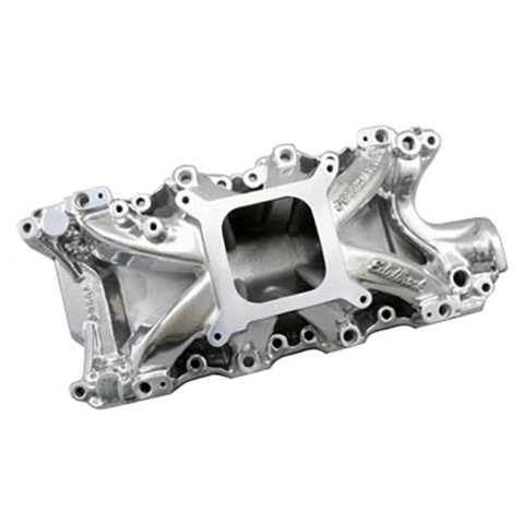 Edelbrock Intake Manifold Super Victor EFI Ford Windsor 8 2In Deck Block Polished Finish