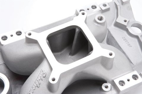 Edelbrock Manifold SBC Victor E-Tec EFI Satin