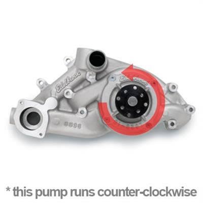 Edelbrock Water Pump High Performance Chevrolet 1997-07 Gen IIi and IV Ls V8 Standard Length