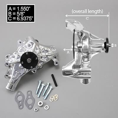 Edelbrock Water Pump High Performance Chevrolet 1969-87 Cars And 1973-86 Light Duty Trucks