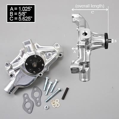 Edelbrock Water Pump High Performance Chevrolet Universal 262-400 CI V8