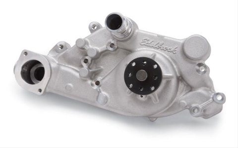 Edelbrock Water Pump High Performance Str 05-08 GM Gen IV LS Cars Reverse Rotation Right Hand Return