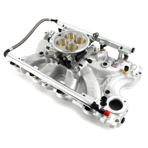 Edelbrock Pro Flo 4 Fuel Injection Kit Seq Port BBF 429/460 68-87 625 Max HP 35 LbHr Injectors Satin
