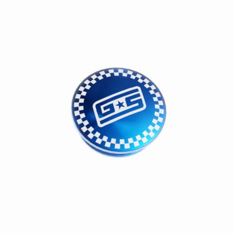 GrimmSpeed Swap-Top Shift Knob Cap - Checkered Blue