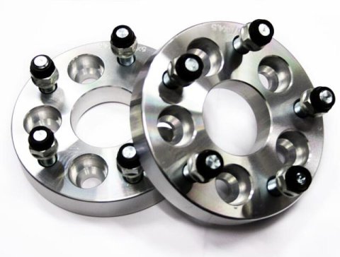Wheel Mate 5x100 PCD to 5x114.3 Conversion Spacer 1in Thick with 1.25 Thread Pitch
