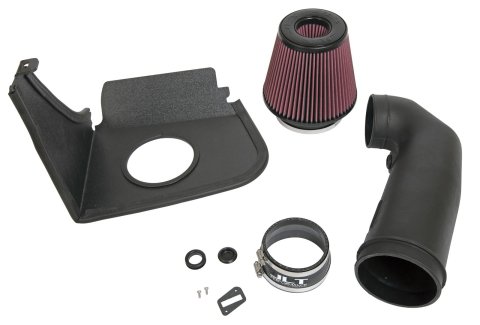JLT 16-19 Chevrolet Camaro LT1 6.2L Black Textured Cold Air Intake Kit w/Red Filter - Tune Req