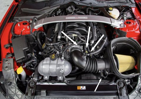 JLT 2019 Mustang Bullitt / 21 Mustang Mach 1 Cold Air Intake Kit r - Tune Req