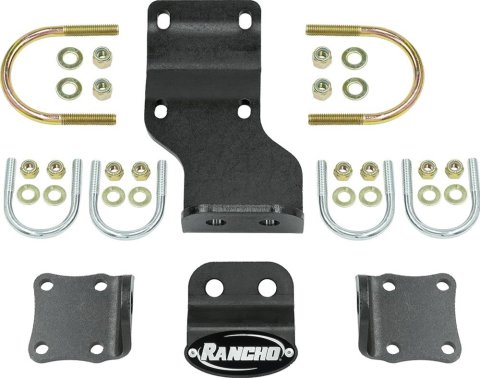Rancho 2020 Jeep Gladiator Steering Damper Bracket Dual Stabilizer Bracket