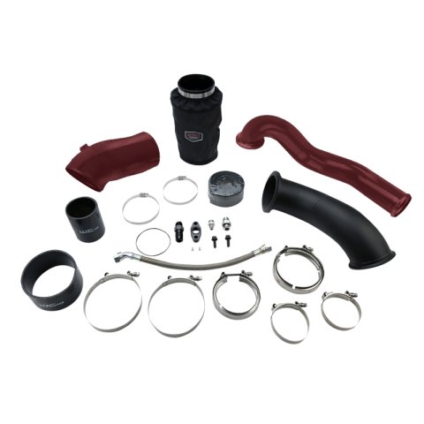 Wehrli 04.5-07 Dodge 5.9L Cummins S400 Turbo 2nd Gen Swap Kit (No Turbo/Manifold) - WCFab Red