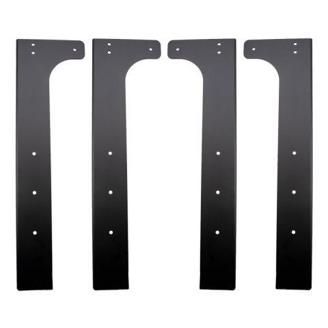 Wehrli Modular Steel Work Bench Leg Kit, 34in. Tall x .120in. Thick, Blueberry Frost