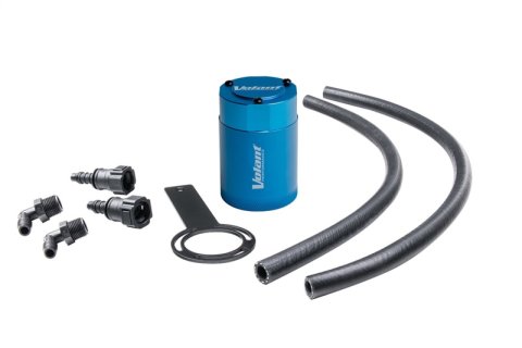 Volant 14-19 Chevrolet Silverado 1500 3oz Aluminum Oil Catch Can w/Mounting Bracket - Blue