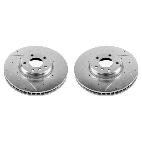 Power Stop 10-17 BMW 535i GT Front Evolution Drilled & Slotted Rotors - Pair