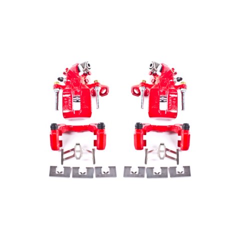 Power Stop 06-11 Acura CSX Rear Red Calipers w/Brackets - Pair