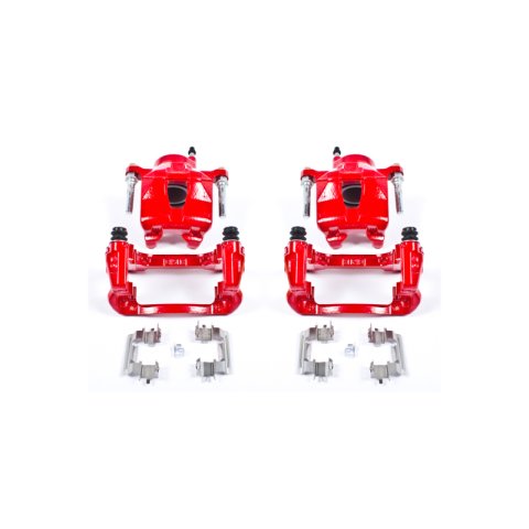 Power Stop 05-10 Scion tC Front Red Calipers w/Brackets - Pair