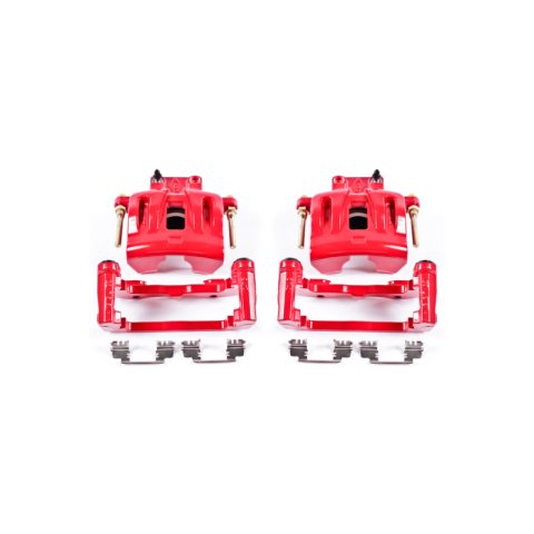 Power Stop 05-11 Chrysler 300 Front Red Calipers w/Brackets - Pair