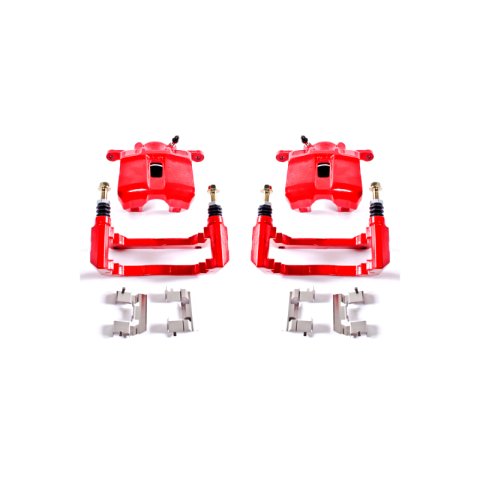 Power Stop 01-03 Acura CL Front Red Calipers w/Brackets - Pair