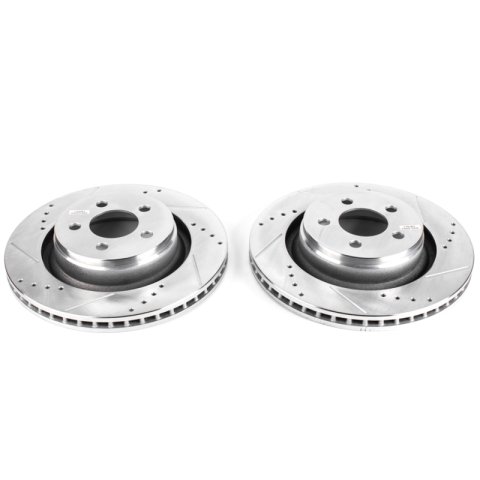 Power Stop 09-11 Dodge Nitro Front Evolution Drilled & Slotted Rotors - Pair