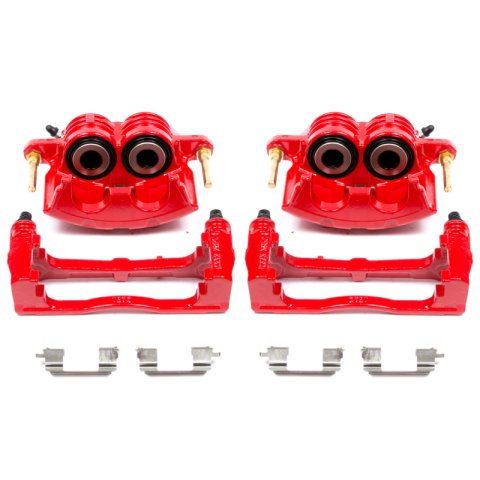 Power Stop 04-05 Buick Rainier Front Red Calipers w/Brackets - Pair