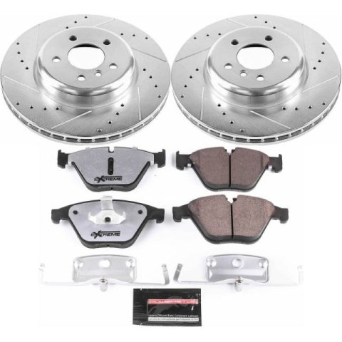 Power Stop 14-16 BMW 535d Front Z26 Street Warrior Brake Kit