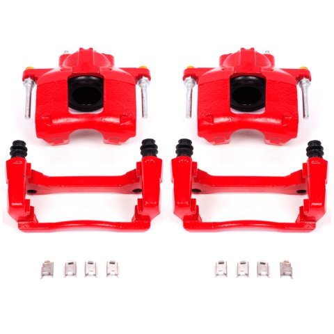 PowerStop Performance Powdercoated Brake Calipers S5044 Disc Caliper, Performance, Cast Iron, 1-Piston, Chrysler, Dodge, Jeep, Ram, Front, Kit