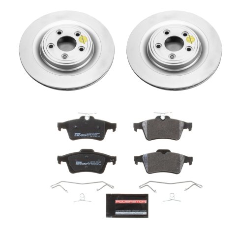 Power Stop 06-08 Jaguar S-Type Rear Euro-Stop Brake Kit