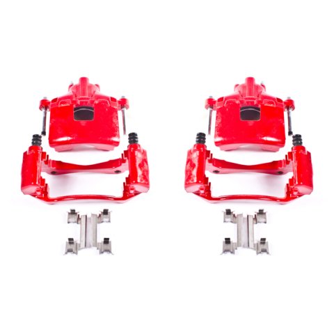 Power Stop 05-09 Buick Allure Front Red Calipers w/Brackets - Pair