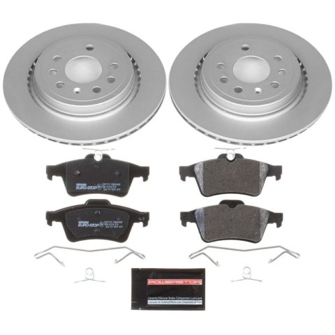 Power Stop 03-11 Saab 9-3 Rear Euro-Stop Brake Kit