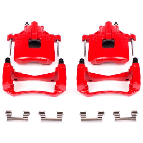 Power Stop 00-05 Buick LeSabre Front Red Calipers w/Brackets - Pair