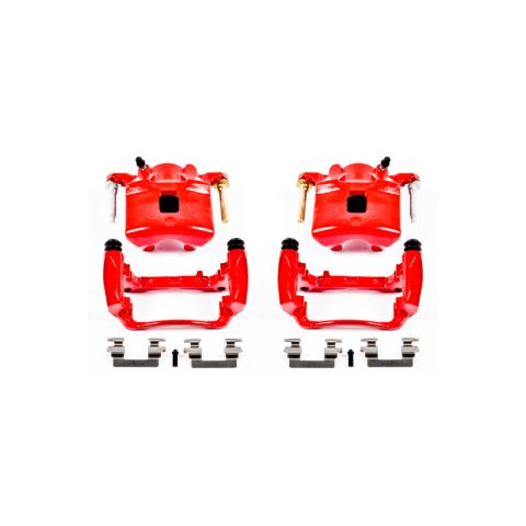 Power Stop 2007 Chevrolet Cobalt Front Red Calipers w/Brackets - Pair