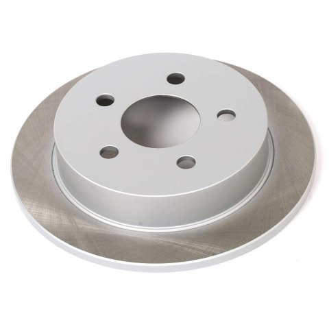 PowerStop Coated Hat and Edge Rotors AR8258SCR Brake Rotor, Rotor, Solid Surface, Iron, Gray/Silver Coated, 10.94 in. O.D., Rear, Buick, Chevrolet, Oldsmobile, Pontiac, Each