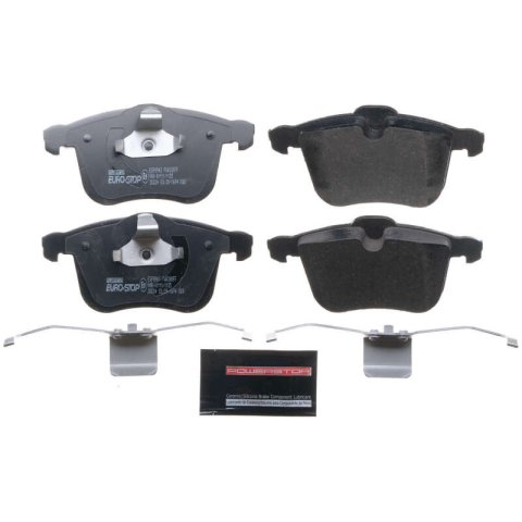 Power Stop 10-11 Saab 9-3X Euro-Stop ECE-R90 Front Brake Pads