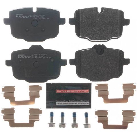 Power Stop 14-19 BMW M6 Gran Coupe Euro-Stop ECE-R90 Rear Brake Pads
