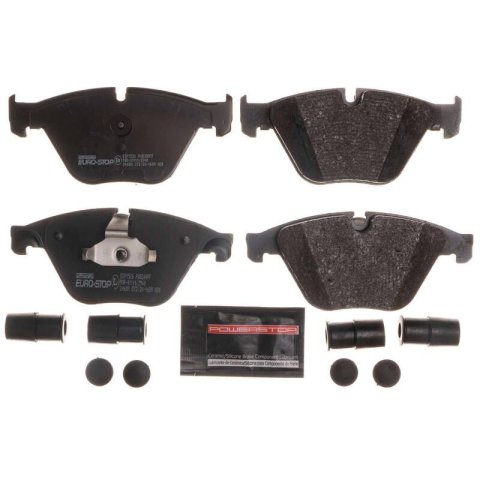 Power Stop 12-16 BMW ActiveHybrid 5 Euro-Stop ECE-R90 Front Brake Pads