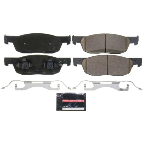 PowerStop Z23 Evolution Sport Brake Pads and Hardware Kits for 2022-2025 MDX - Z23-2396 Pads, Kits, Carbon Fiber Ceramic Pads, Z23, Shims, use on Acura®, Set