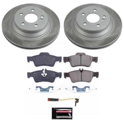 Power Stop 07-09 Mercedes-Benz E550 Rear Semi-Coated Rotor Kit