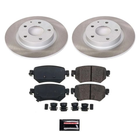 Power Stop 16-21 Mazda 6 Rear Semi-Coated Rotor Kit