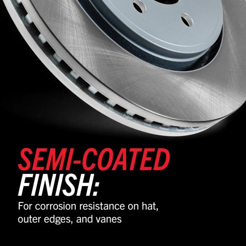 Power Stop 98-05 Volkswagen Jetta Rear Semi-Coated Rotor Kit