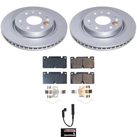 Power Stop 23-24 Chevrolet Colorado Front Z17 Coated Brake Kit