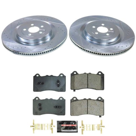 Power Stop 21-24 Ford Mustang Mach-E Front Z23 Evolution Brake Kit
