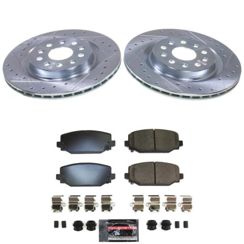 Power Stop 22-24 Jeep Grand Cherokee Rear Z23 Evolution Brake Kit