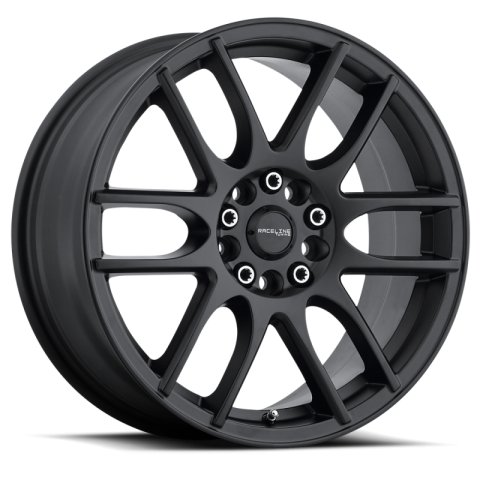 Raceline 141B Mystique 17x7.5in / 5x112/5x120 BP / 40mm Offset / 74.1mm Bore - Satin Black Wheel