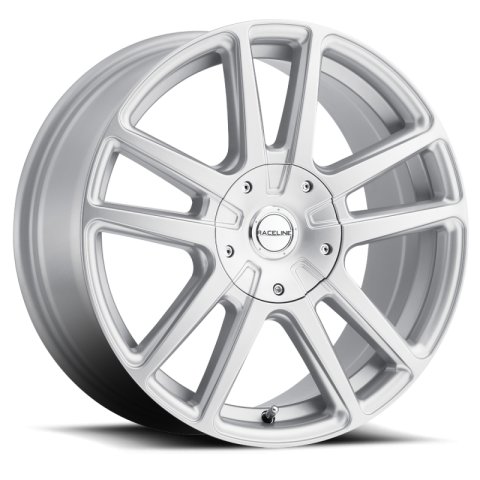 Raceline 145S Encore 16x7in / 4x100/4x108 BP / 40mm Offset / 72.62mm Bore - Gloss Silver Wheel